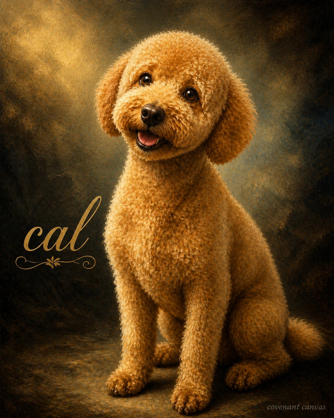 Signature Portrait Pet Canvas