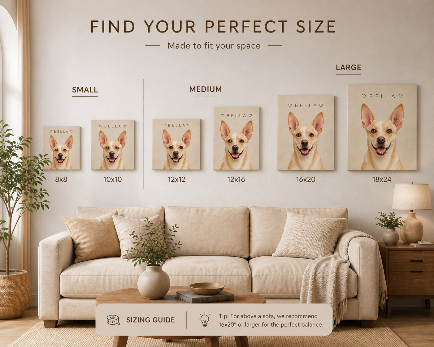 Turn Your Pet Into Timeless Art | Custom Minimalist Pet Portrait