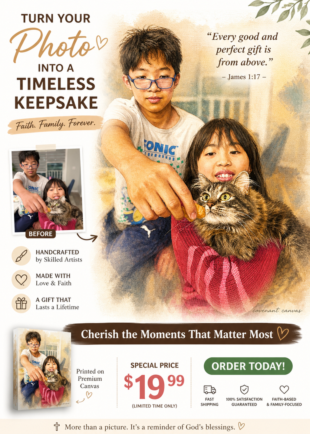 Custom Family Cartoon Portrait – A Meaningful Gift That Lasts Forever